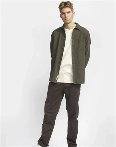 Revolution - Casual Skjorte - Army